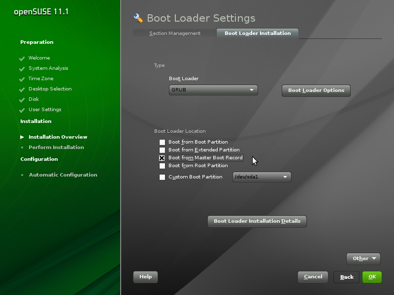 editing win 10 boot loader options