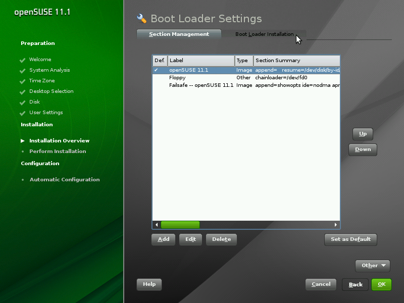Editing the boot loader screen shot